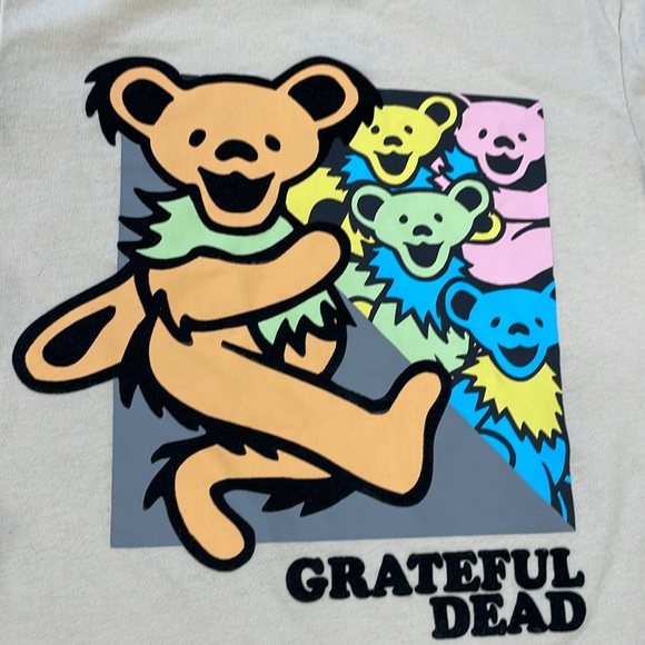 Kids Grateful Dead Dancing Bear T-shirt, Size M(8) - Picture 3 of 6